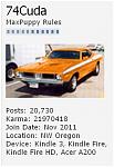 Click image for larger version

Name:	Cuda.JPG
Views:	642
Size:	33.8 KB
ID:	113266