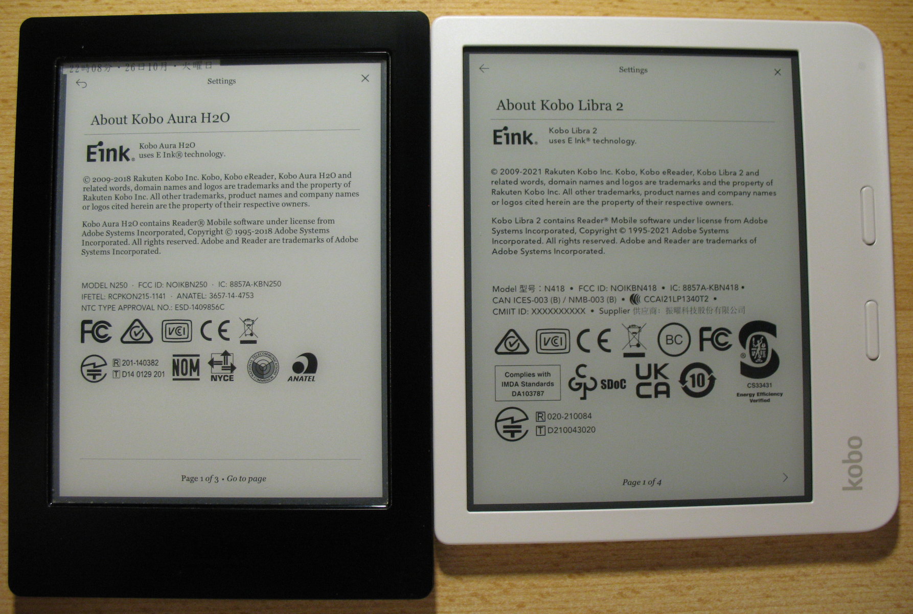Kindle Paperwhite vs Kobo Libra 2 (comparatif) 
