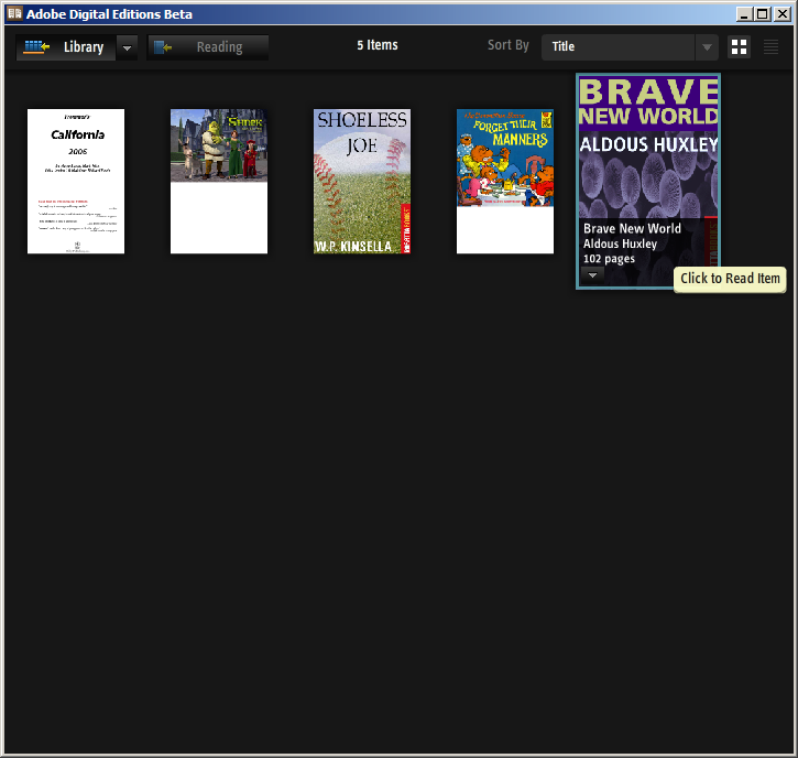 adobe digital editions online library